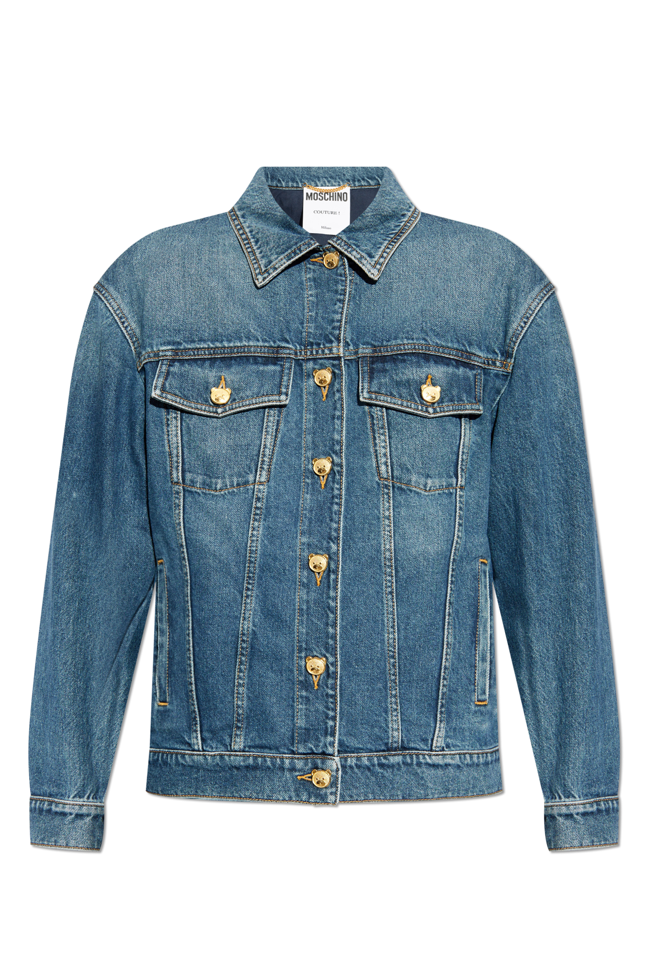 Blue Denim Jacket Moschino - Vitkac GB